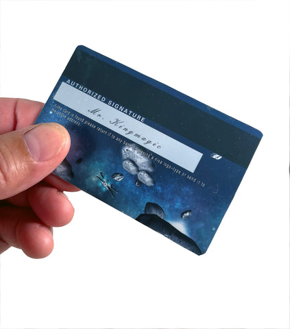 Back of Credit Card