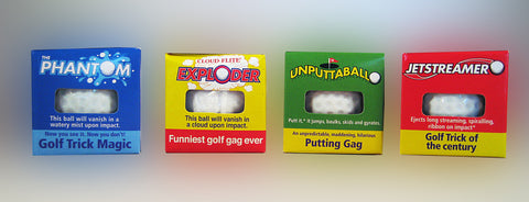 Trick Golf Ball Set - 4 Pack