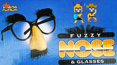 Fuzzy Nose Glasses