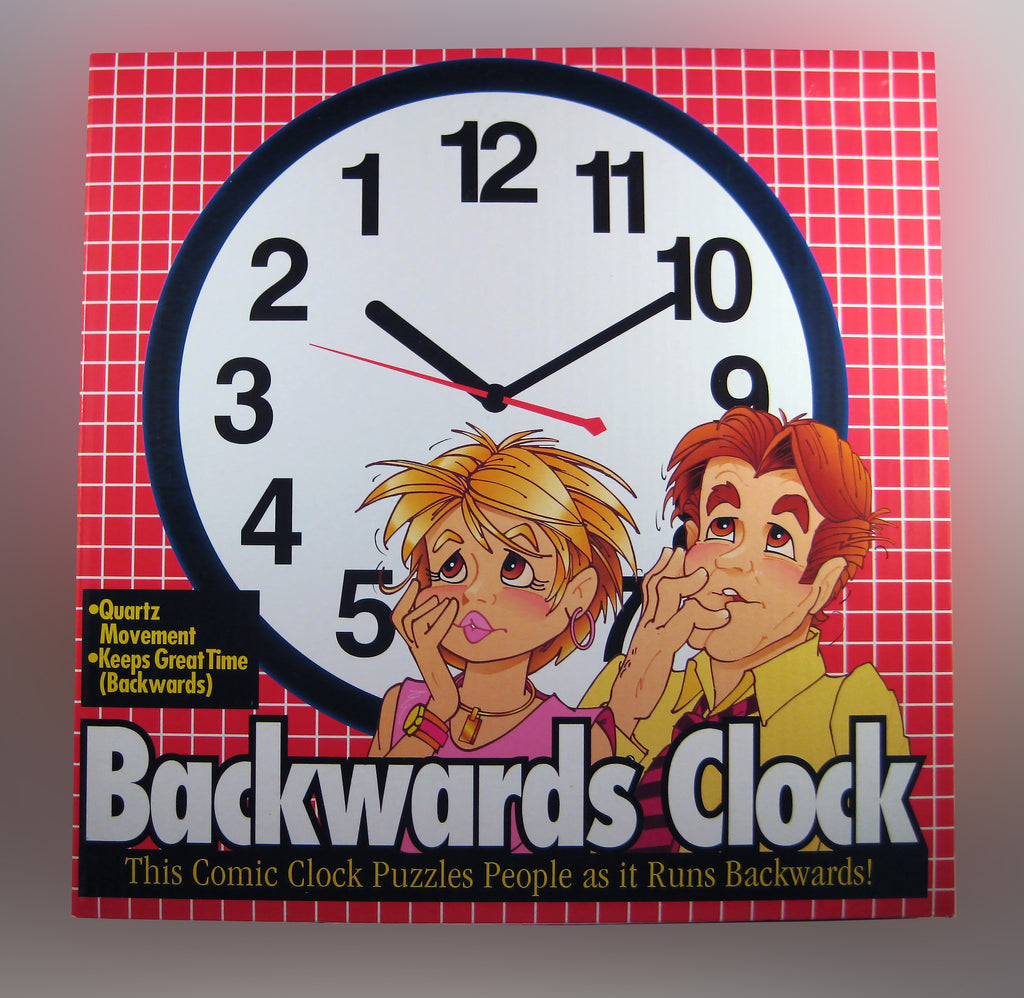 Backwardsbound Cleaner Clock Backwards Clock | The One Stop Fun Shop