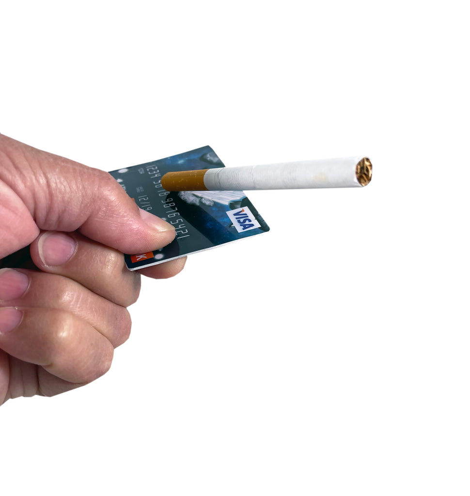 floating cigarette Floating Cigarette on Credit Card floating cigarette Floating Cigarette on Credit Card