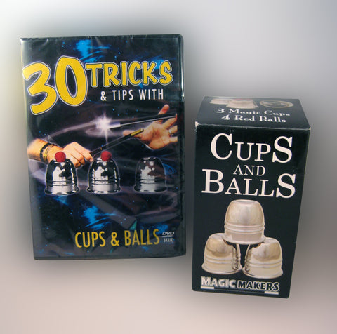 30 Tricks & Tips DVD with Cups & Balls
