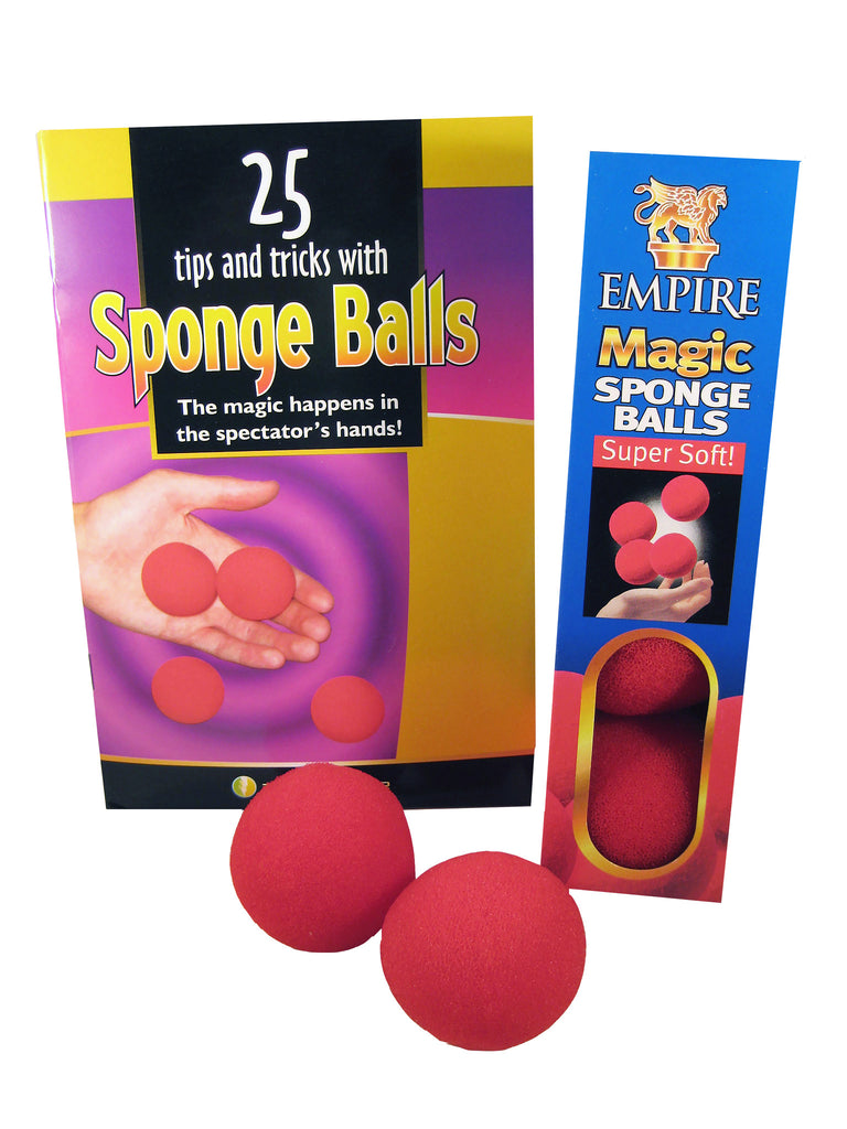 Sponge Ball Routine Magic Magic Sponge Balls + 25 Tips & Tricks Book | The One Stop Fun Shop