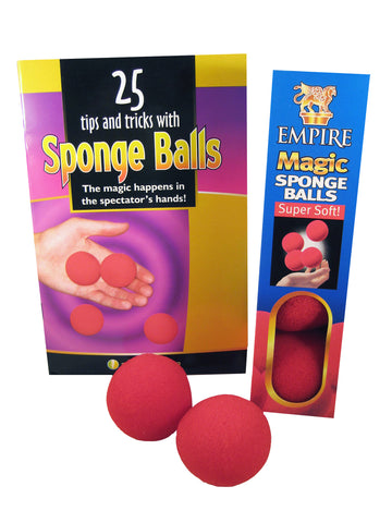 Magic Sponge Balls + 25 Tips & Tricks Book