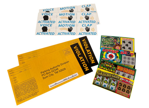 Parking, Lotto & Activation Stickers